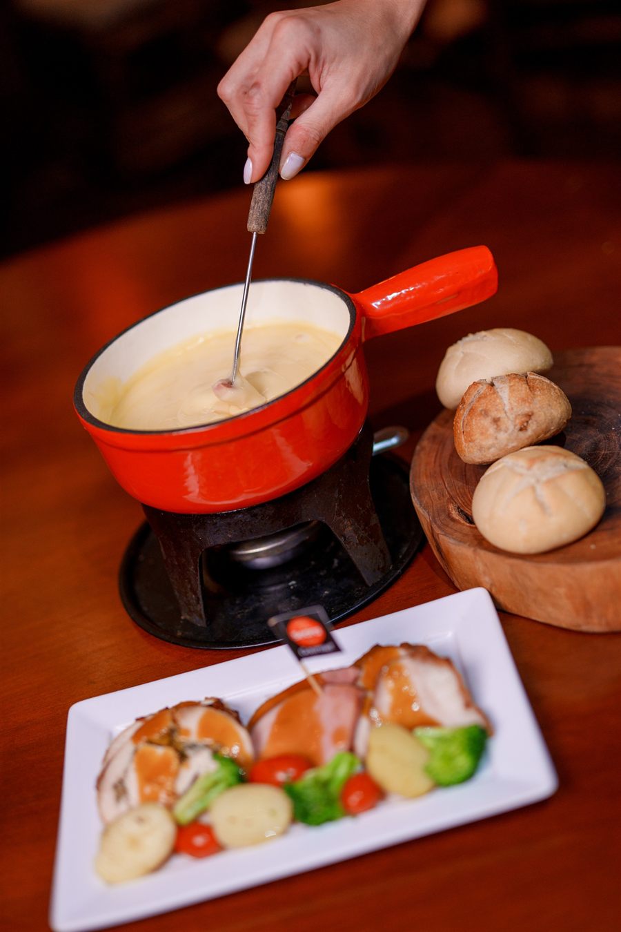 Fondue de Natal by Seara Gourmet® servida na mesa